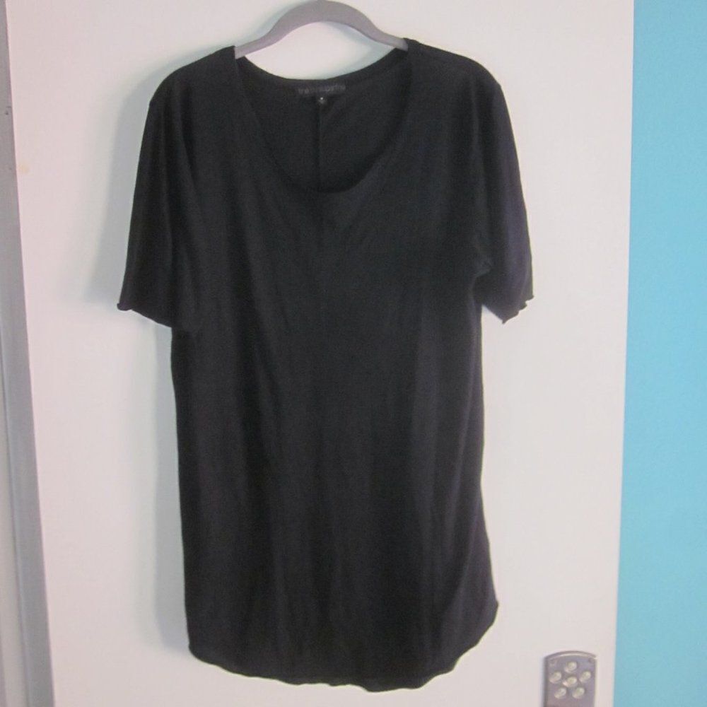Fine by Superfine Raw Edge Jersey Tee M